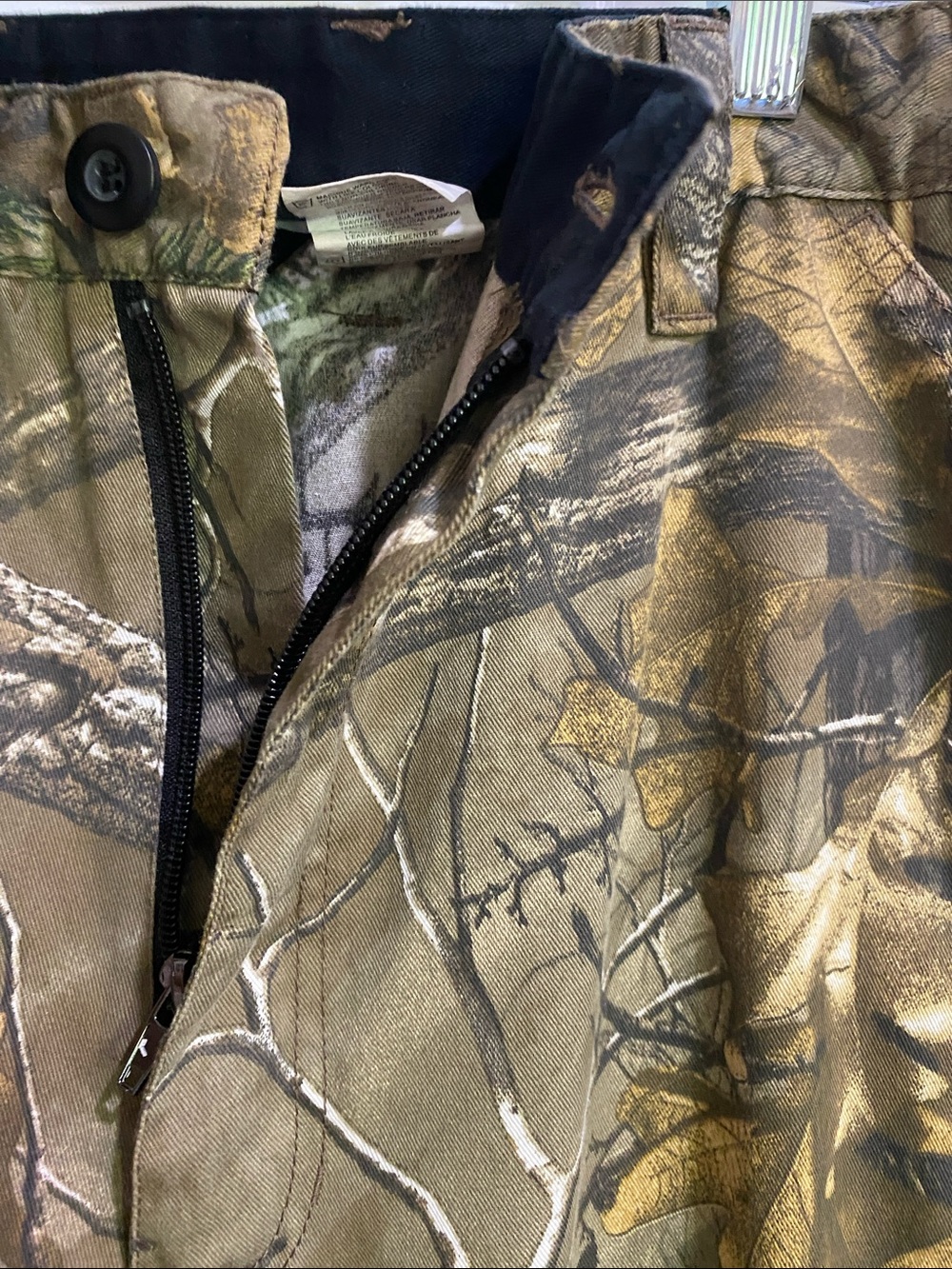 Walls Men's Camo Cargo Pants - Brown Green - Picture 3 of 8
